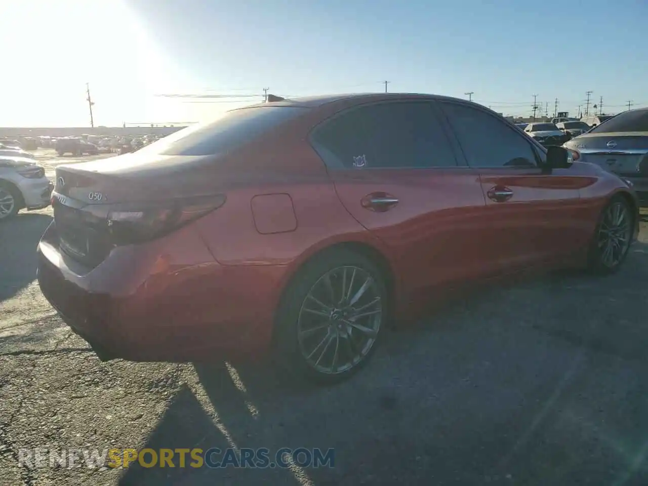 3 Photograph of a damaged car JN1FV7DP4MM850257 INFINITI Q50 2021