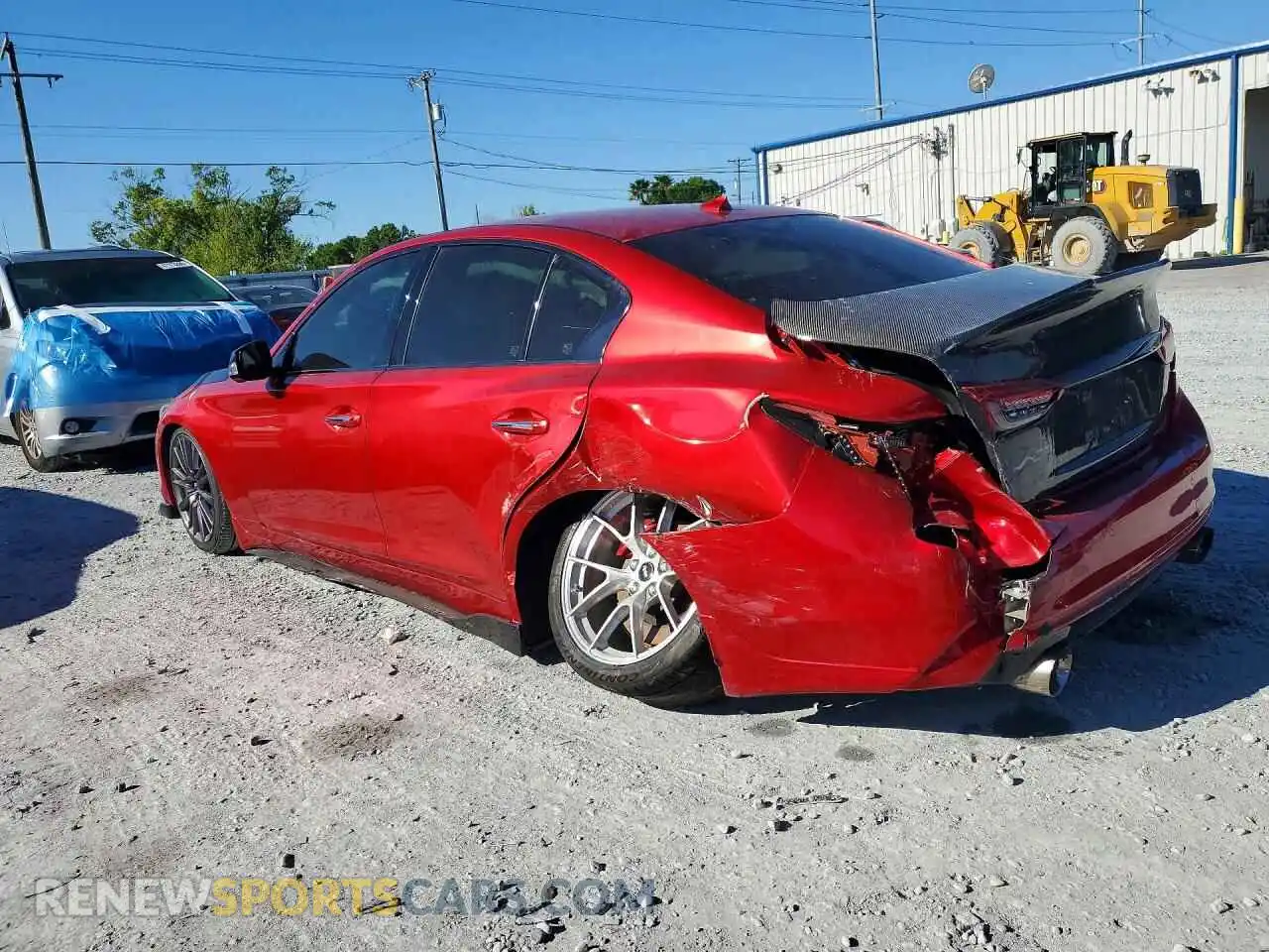 2 Photograph of a damaged car JN1FV7DP7MM850429 INFINITI Q50 2021