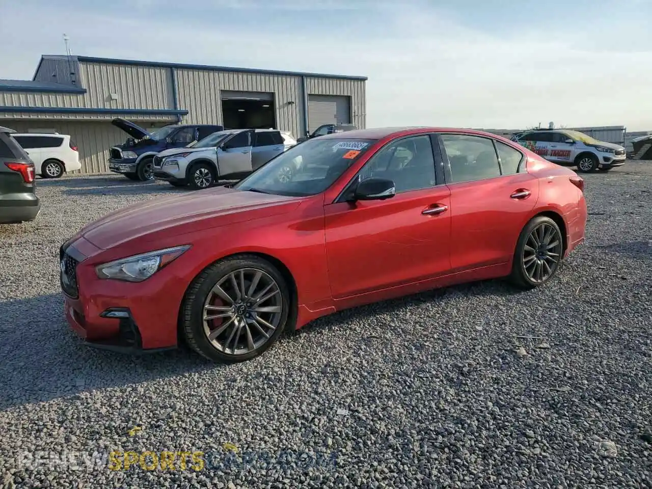 1 Photograph of a damaged car JN1FV7DP8MM850097 INFINITI Q50 2021