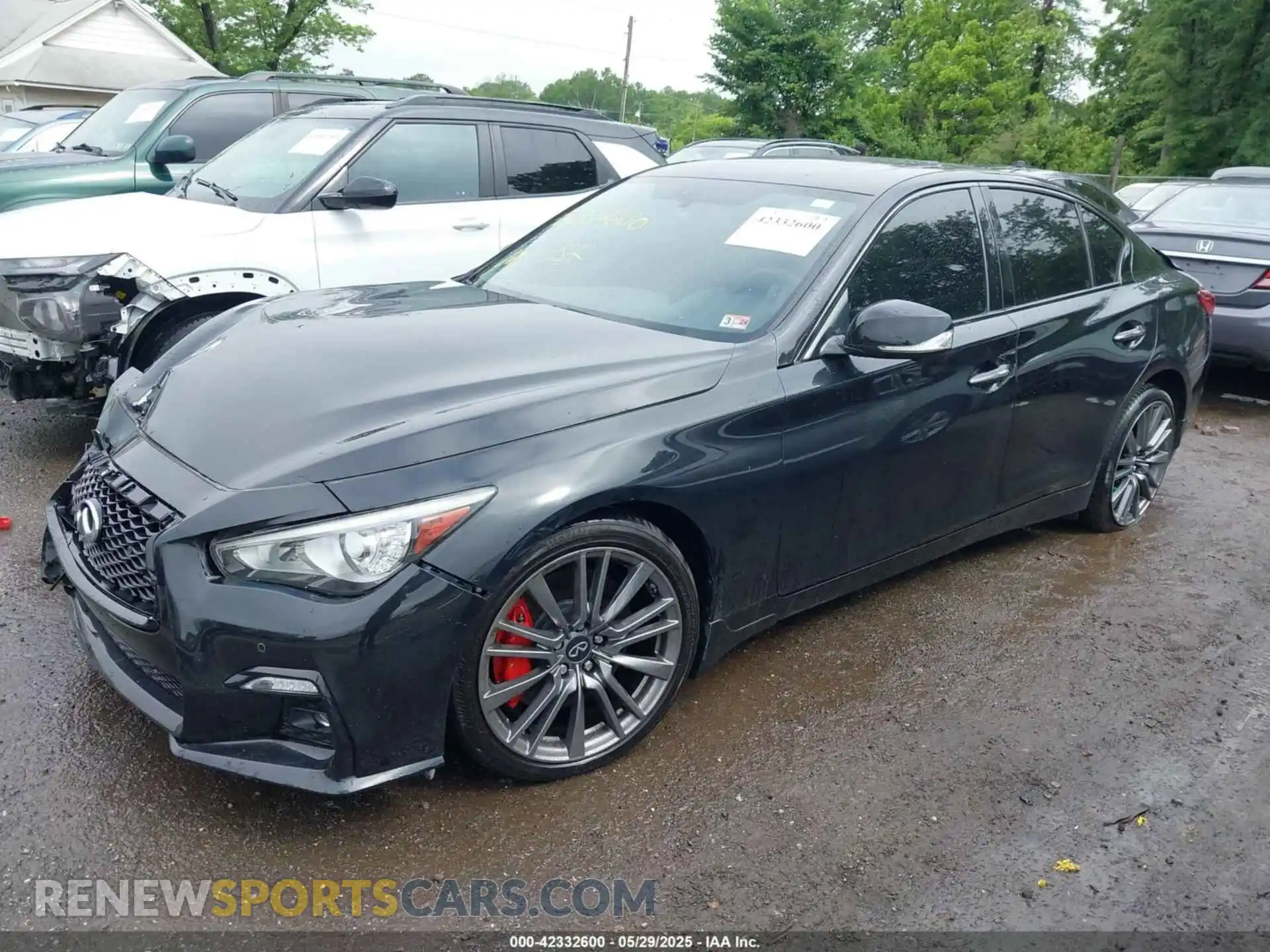 2 Photograph of a damaged car JN1FV7DP8MM850293 INFINITI Q50 2021