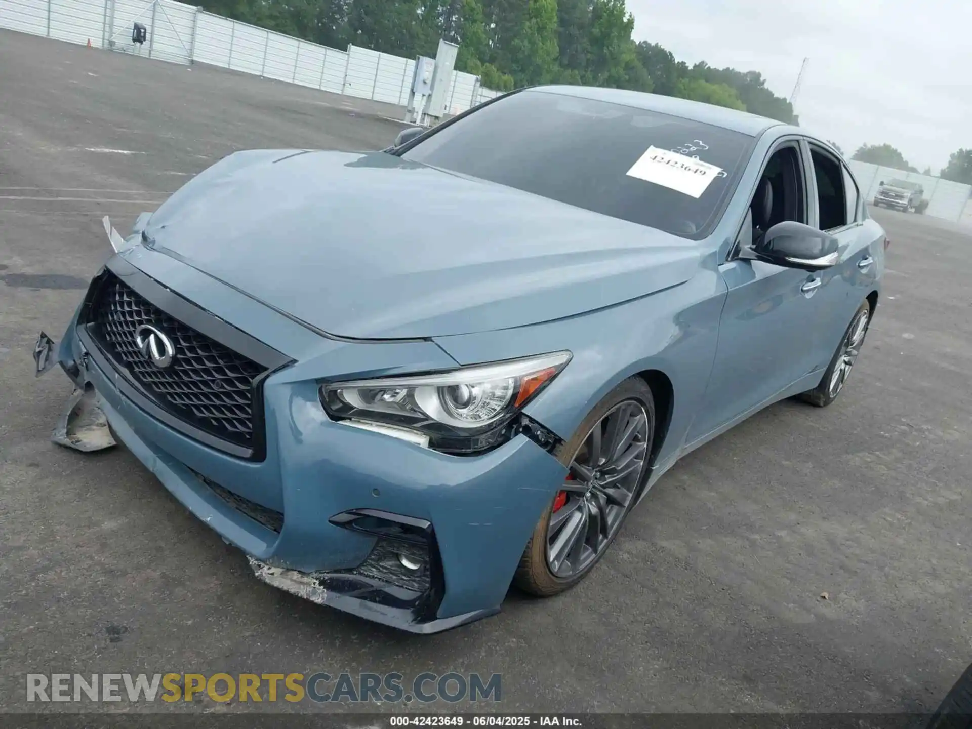2 Photograph of a damaged car JN1FV7DP9MM850223 INFINITI Q50 2021