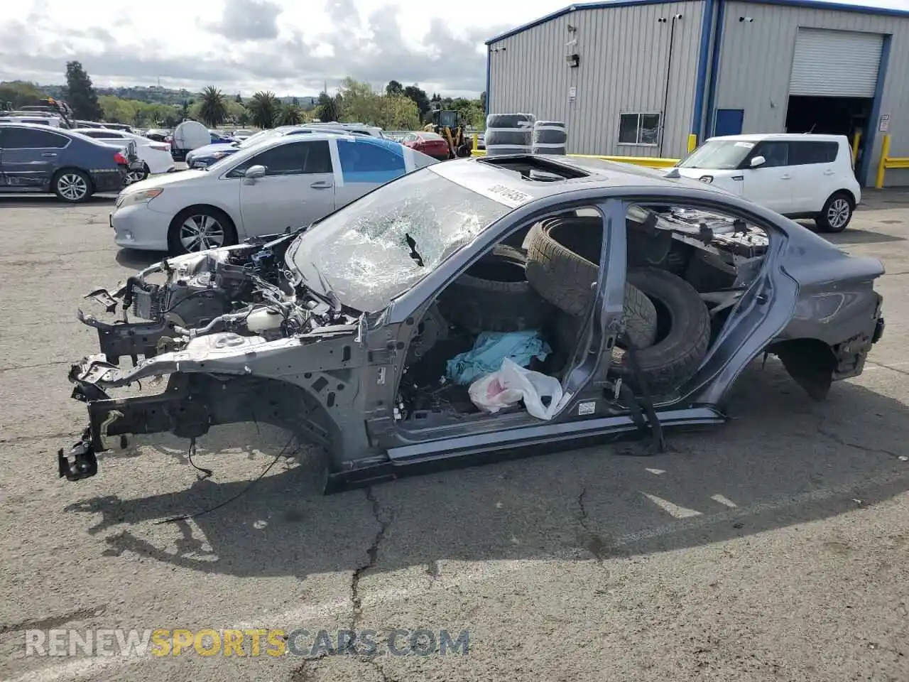 1 Photograph of a damaged car JN1FV7DP9MM850495 INFINITI Q50 2021