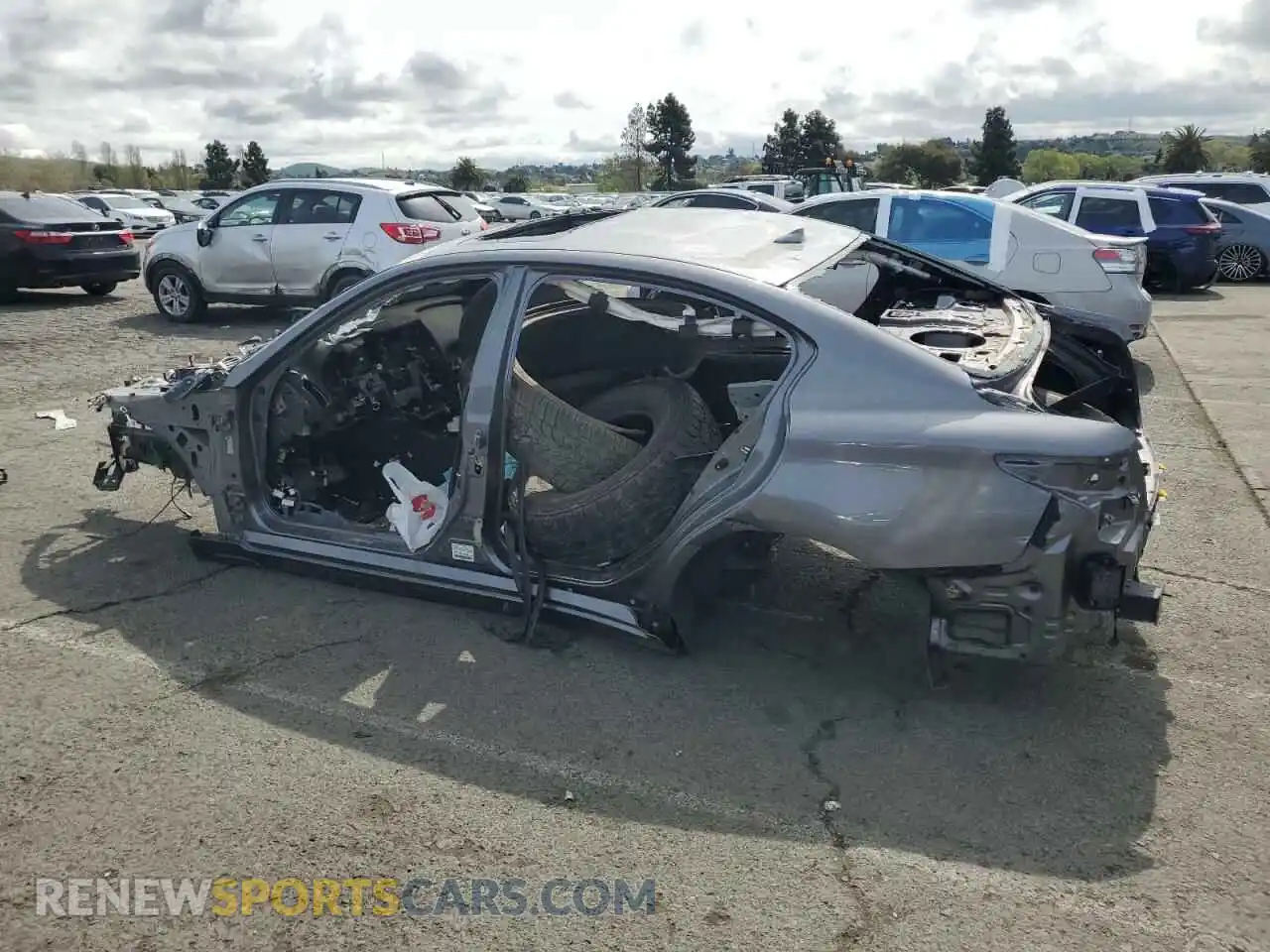 2 Photograph of a damaged car JN1FV7DP9MM850495 INFINITI Q50 2021