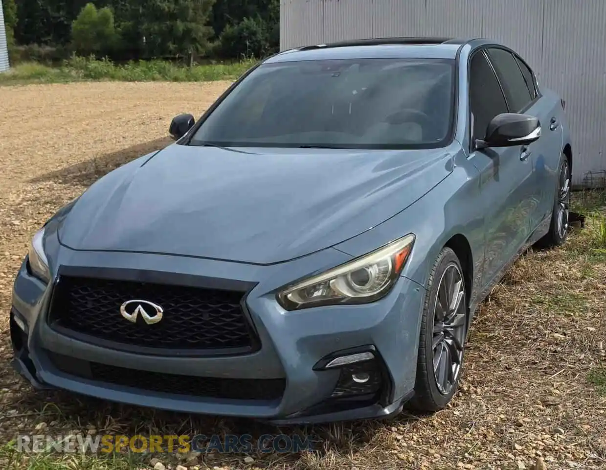 2 Photograph of a damaged car JN1FV7DR2MM880116 INFINITI Q50 2021
