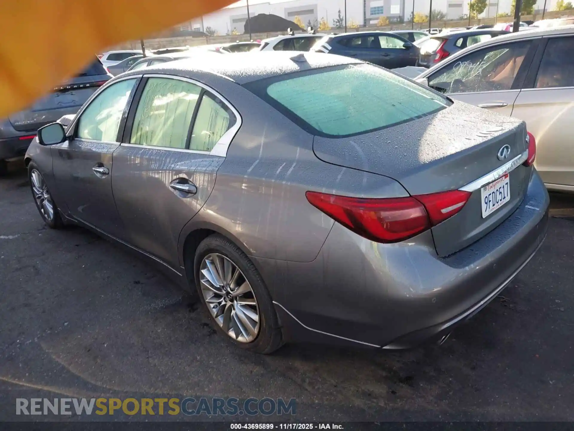 3 fotografías del automóvil dañado JN1EV7BP1PM510762 INFINITI Q50 2023
