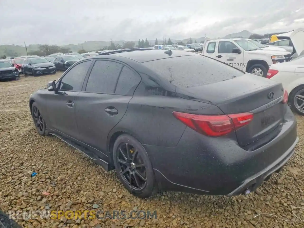 2 fotografías del automóvil dañado JN1EV7BP2PM511435 INFINITI Q50 2023