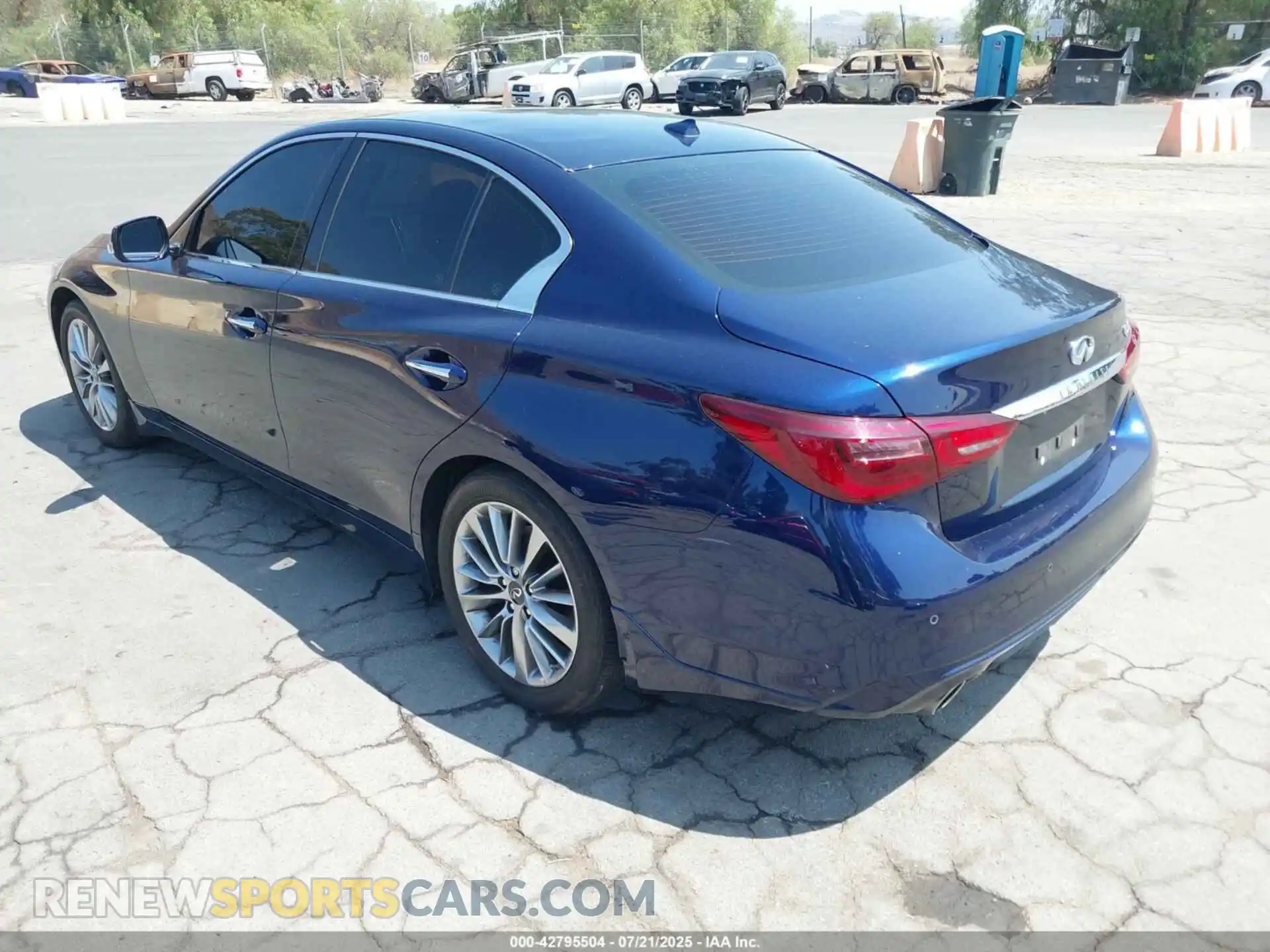 3 fotografías del automóvil dañado JN1EV7BP2PM512858 INFINITI Q50 2023