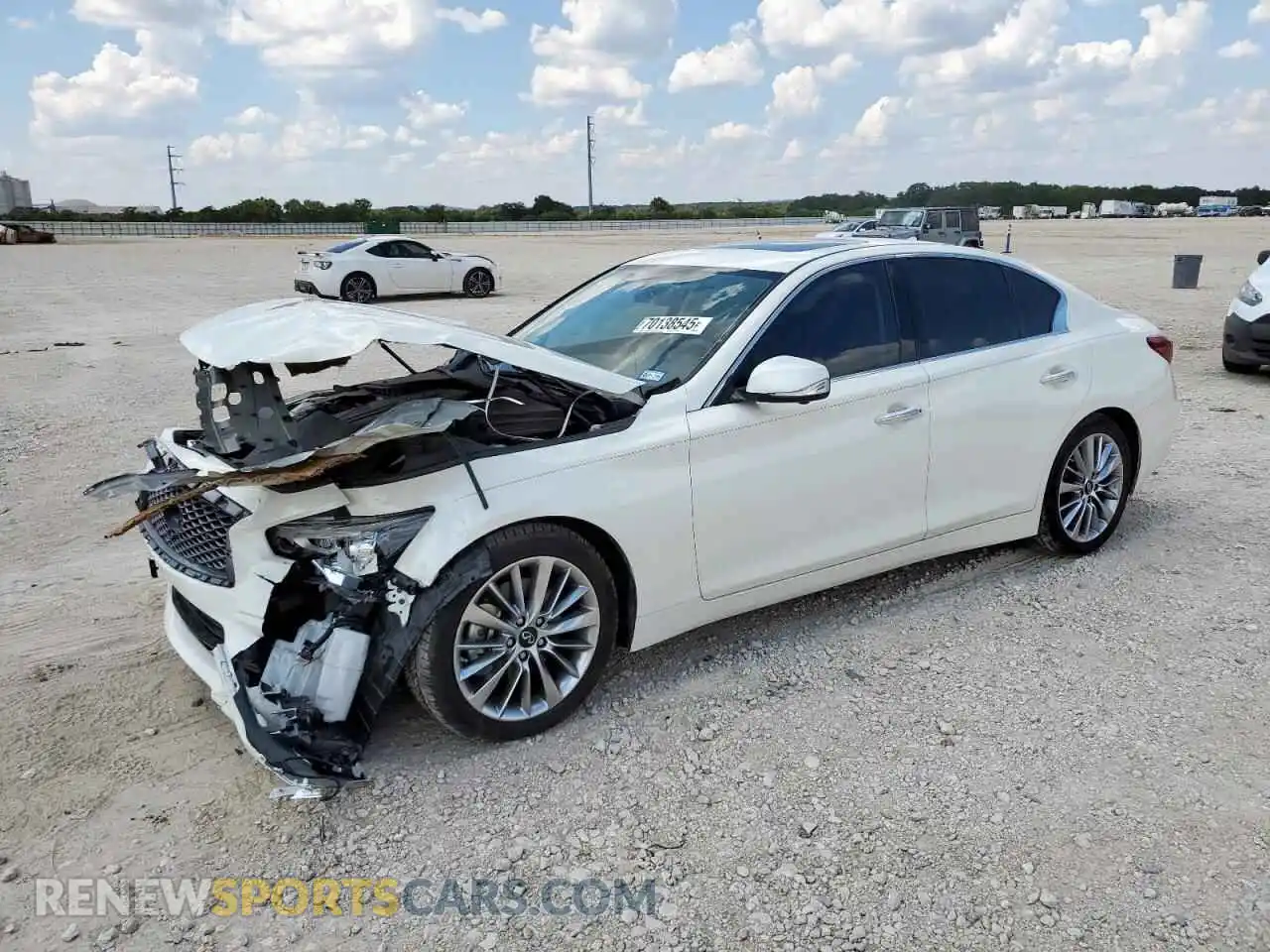 1 fotografías del automóvil dañado JN1EV7BP3PM511928 INFINITI Q50 2023