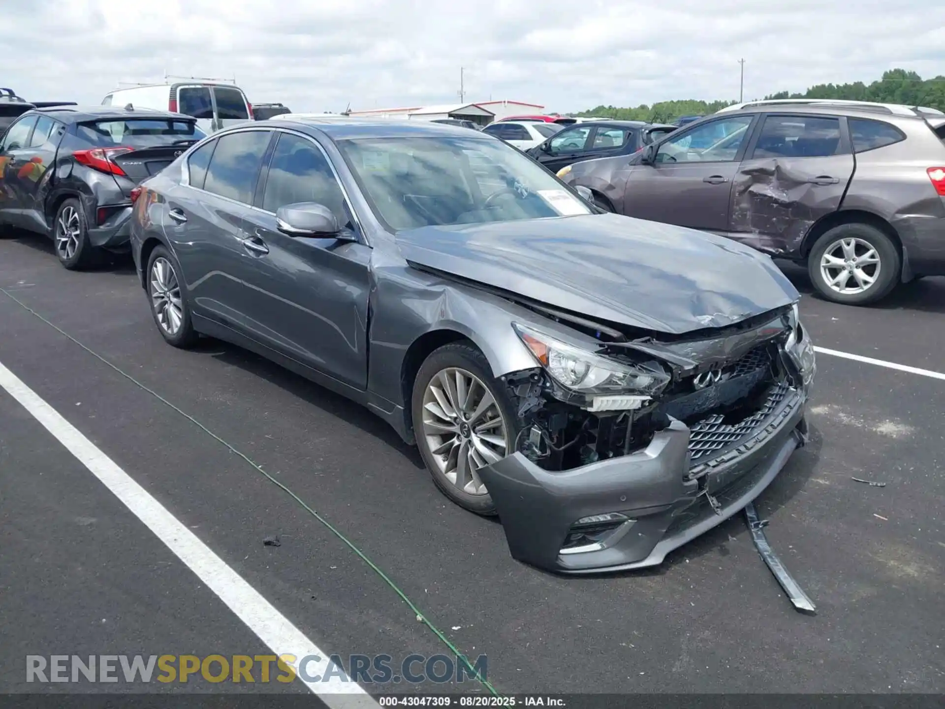 1 fotografías del automóvil dañado JN1EV7BP4PM510402 INFINITI Q50 2023