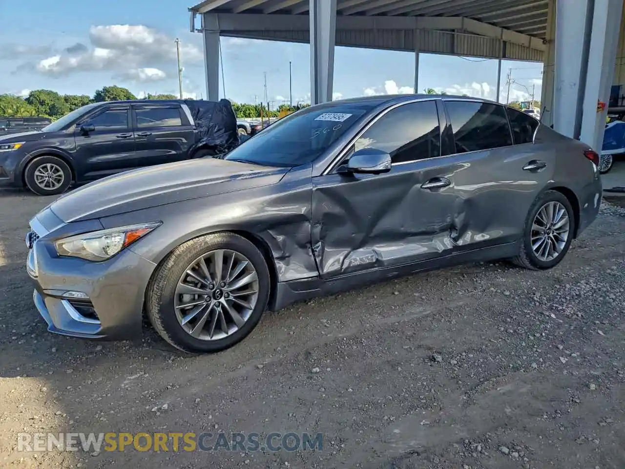 1 fotografías del automóvil dañado JN1EV7BP5PM513003 INFINITI Q50 2023