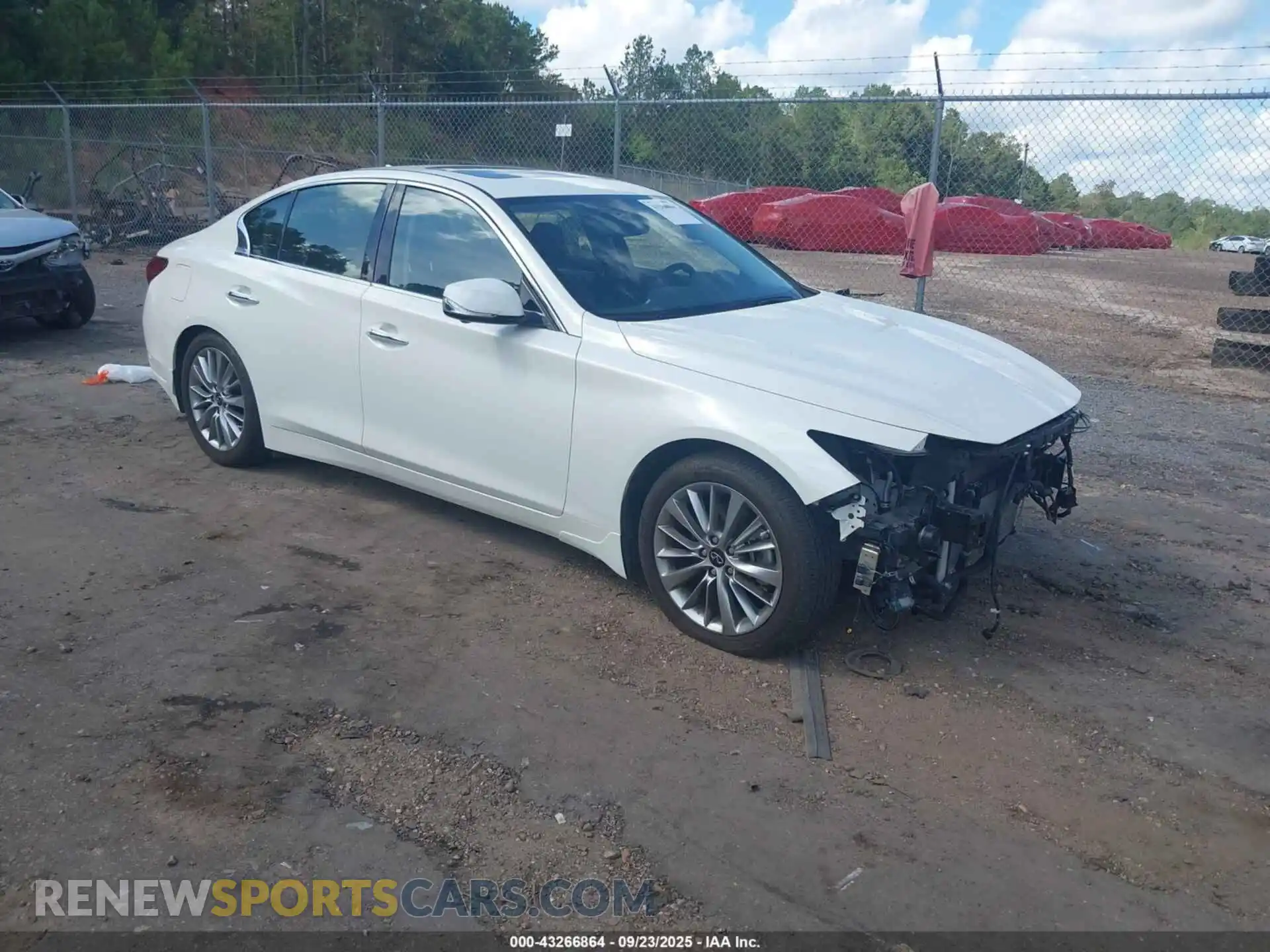 1 fotografías del automóvil dañado JN1EV7BP6PM512524 INFINITI Q50 2023