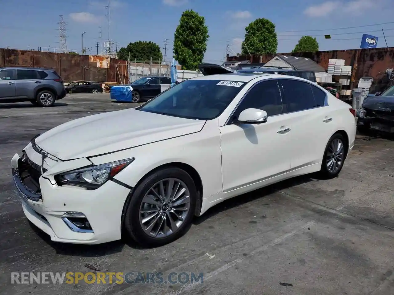 1 fotografías del automóvil dañado JN1EV7BP7PM510958 INFINITI Q50 2023
