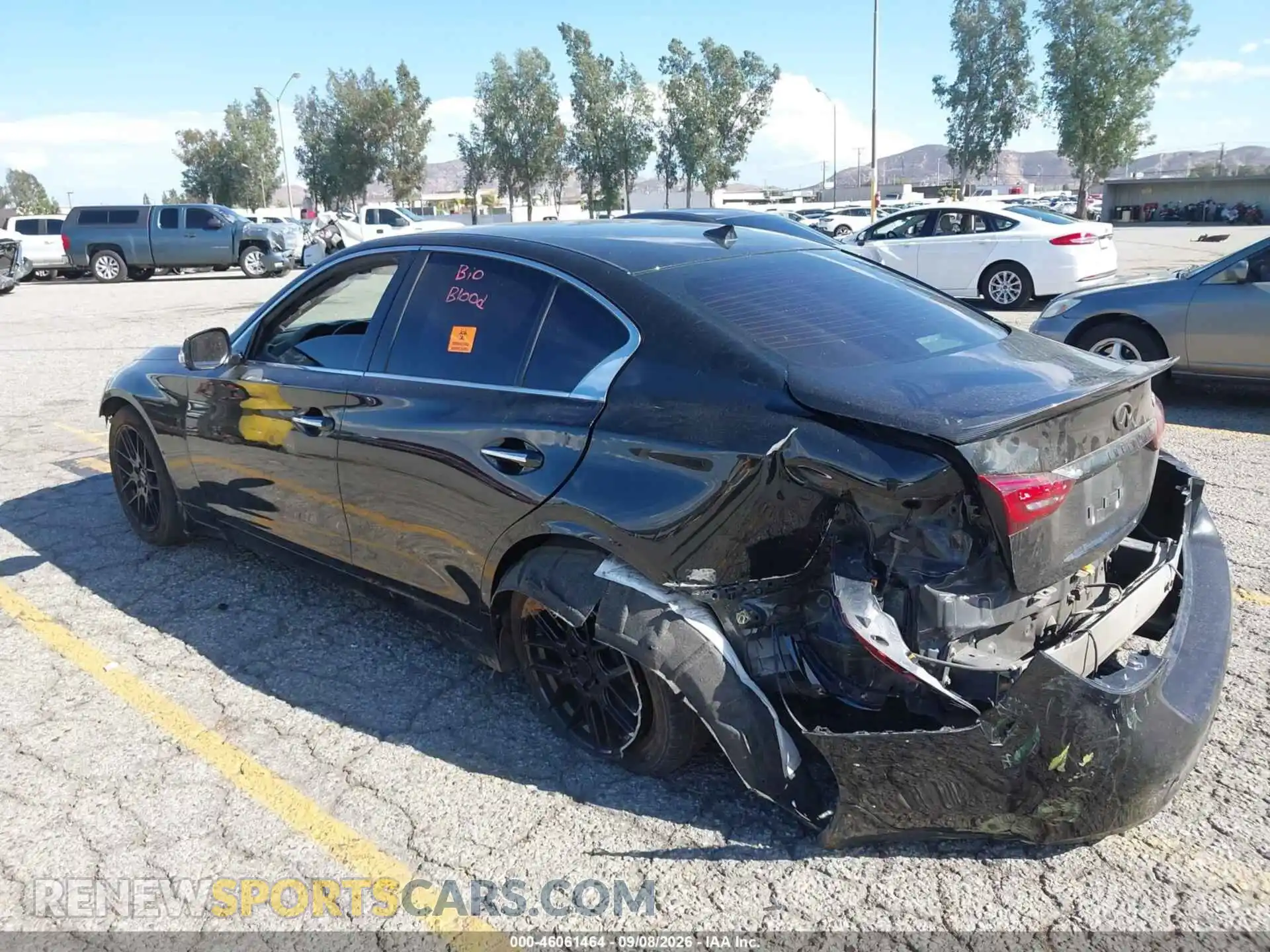 3 fotografías del automóvil dañado JN1EV7BP9PM513053 INFINITI Q50 2023
