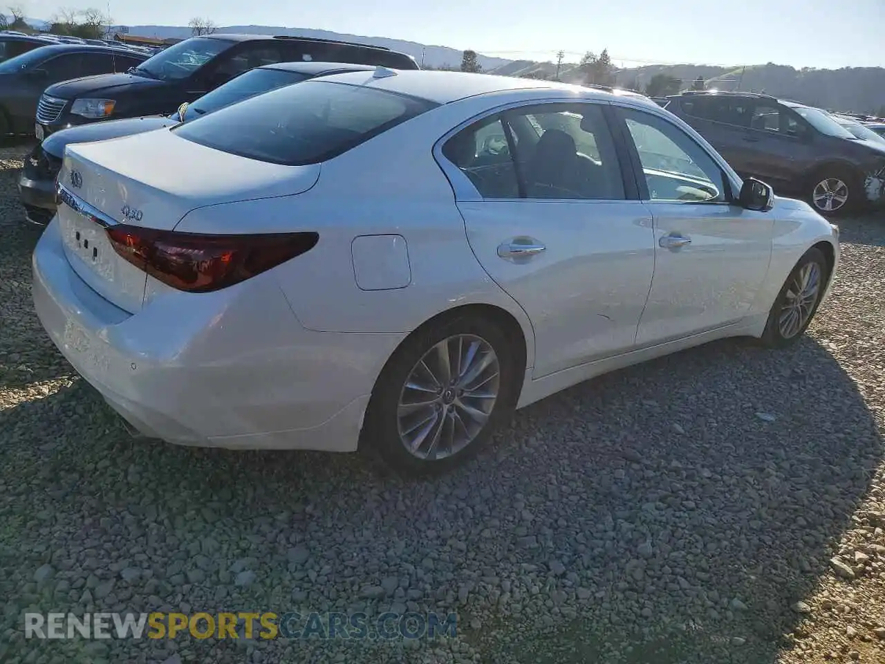 3 fotografías del automóvil dañado JN1EV7BPXPM510324 INFINITI Q50 2023