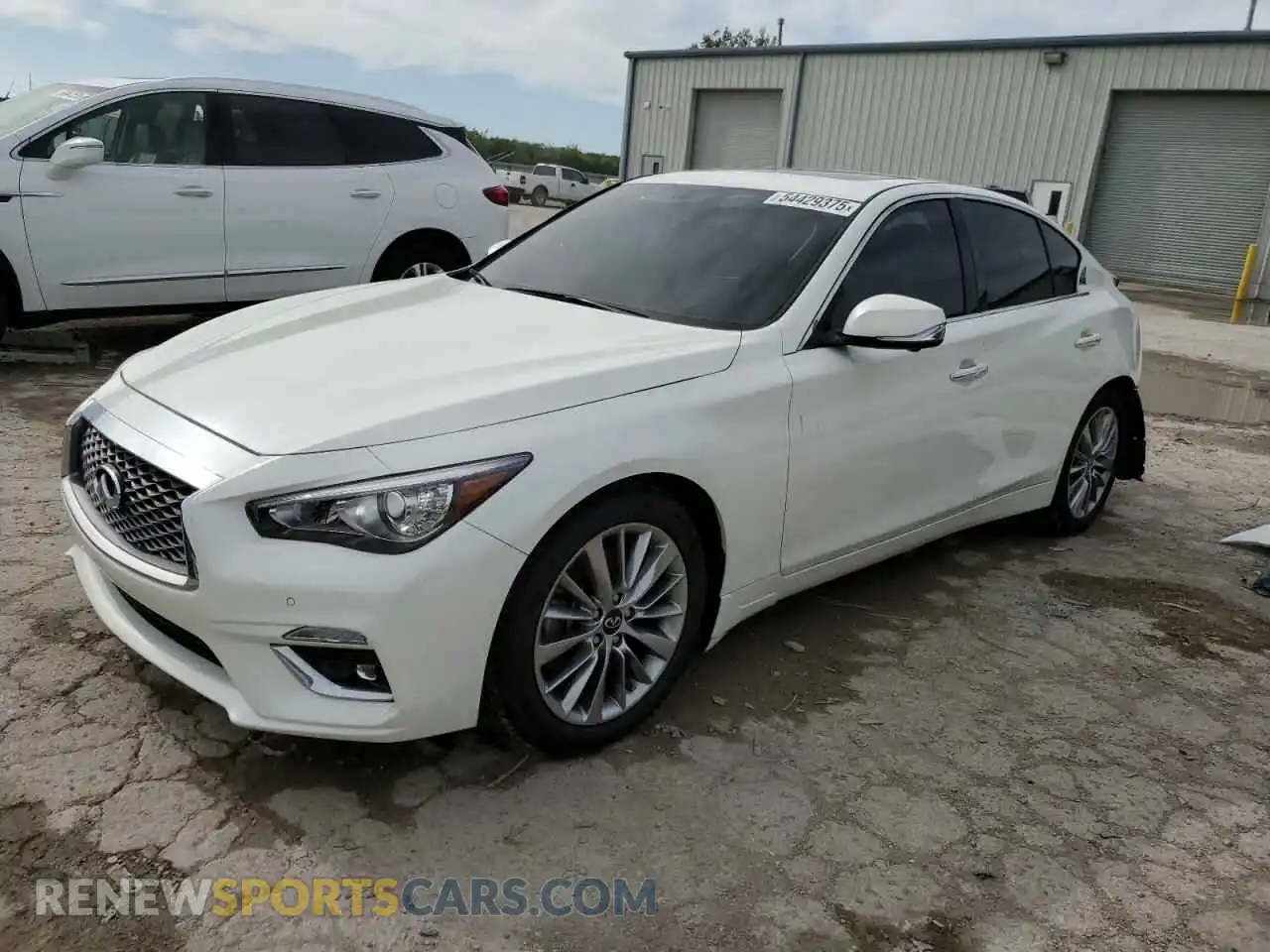 1 fotografías del automóvil dañado JN1EV7BR1PM540930 INFINITI Q50 2023