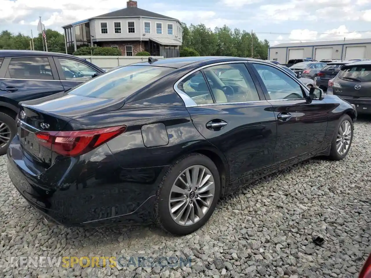 3 fotografías del automóvil dañado JN1EV7BR1PM541351 INFINITI Q50 2023