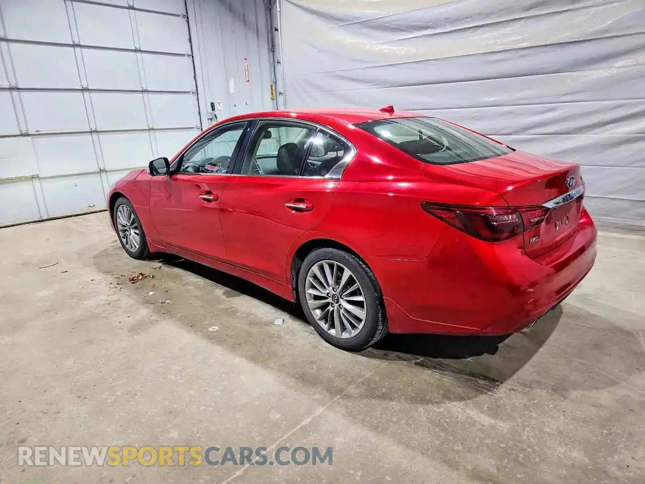 2 fotografías del automóvil dañado JN1EV7BR2PM540211 INFINITI Q50 2023