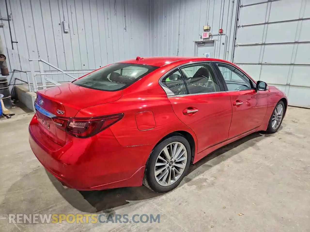 3 fotografías del automóvil dañado JN1EV7BR2PM540211 INFINITI Q50 2023