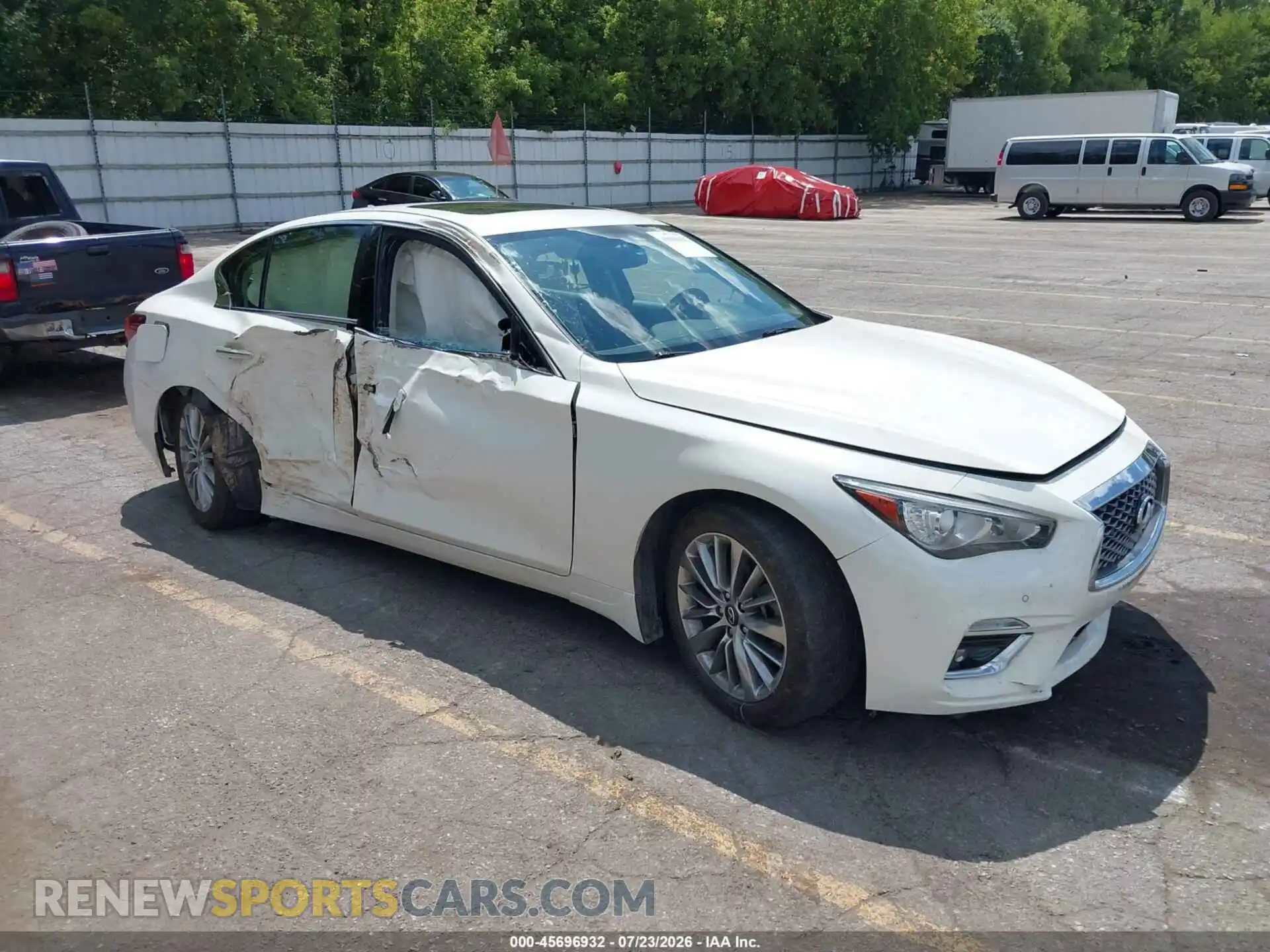 1 fotografías del automóvil dañado JN1EV7BR2PM540273 INFINITI Q50 2023