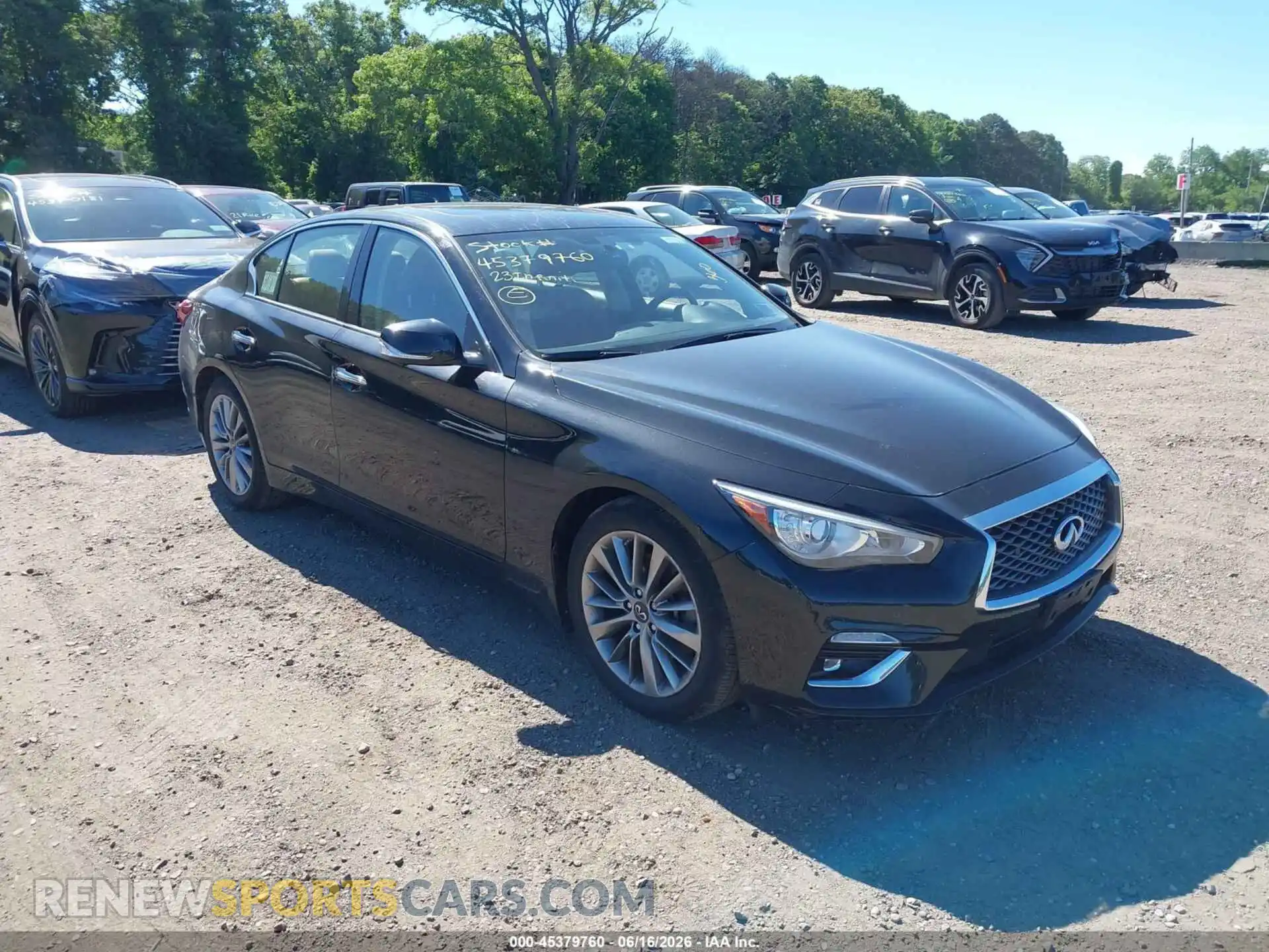 1 fotografías del automóvil dañado JN1EV7BR2PM543609 INFINITI Q50 2023