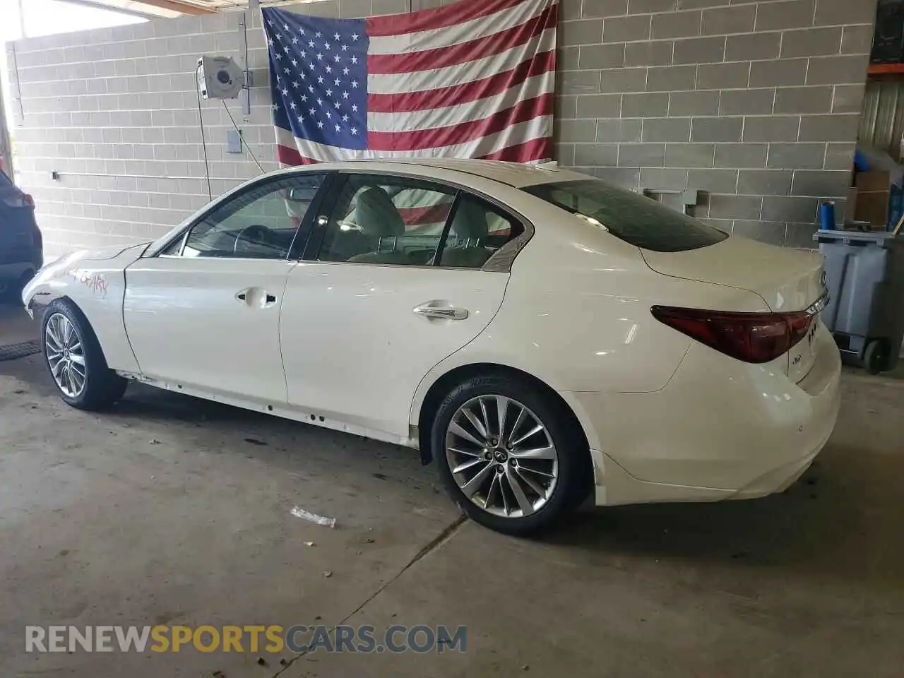 2 fotografías del automóvil dañado JN1EV7BR3PM540928 INFINITI Q50 2023