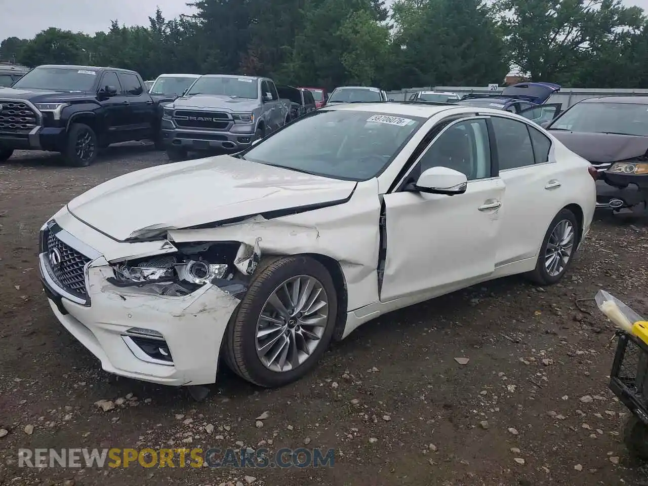 1 fotografías del automóvil dañado JN1EV7BR3PM541562 INFINITI Q50 2023