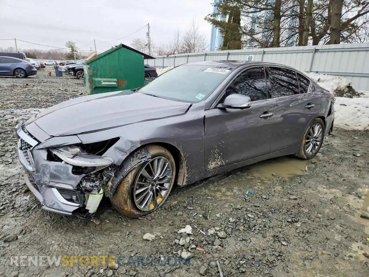 1 fotografías del automóvil dañado JN1EV7BR4PM541859 INFINITI Q50 2023