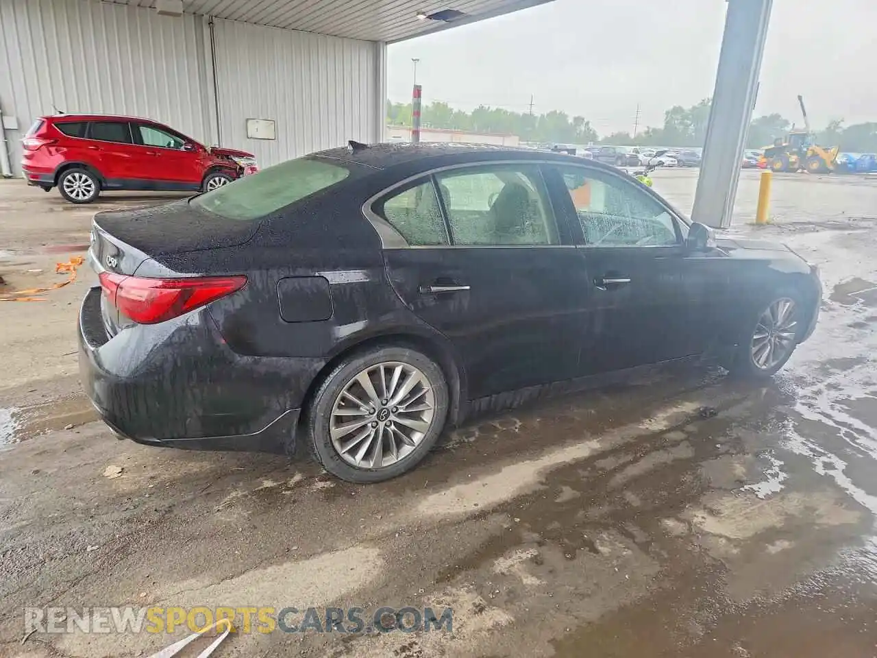 3 fotografías del automóvil dañado JN1EV7BR5PM540798 INFINITI Q50 2023