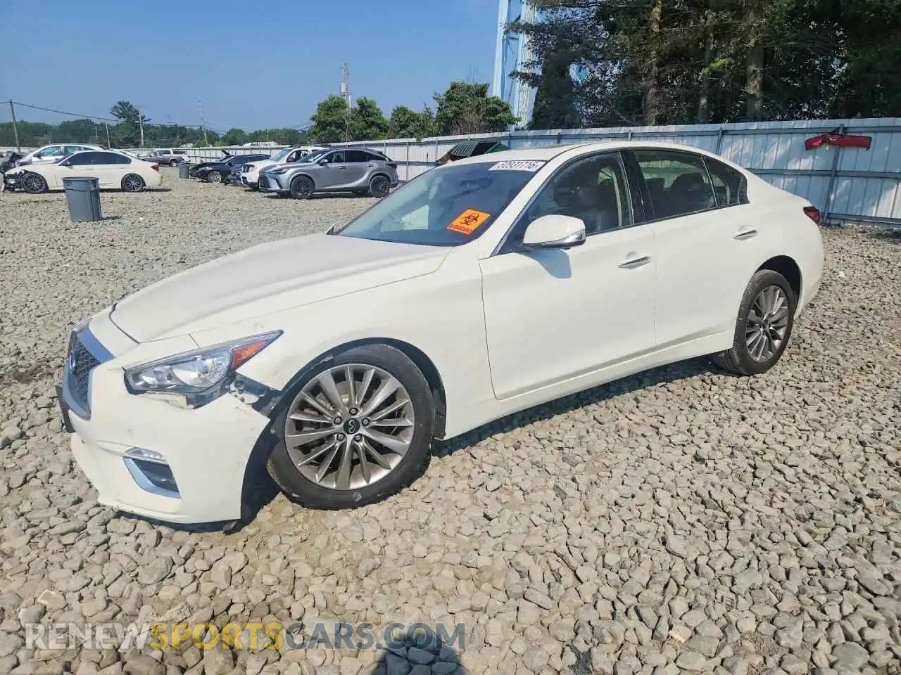 1 fotografías del automóvil dañado JN1EV7BR5PM541885 INFINITI Q50 2023