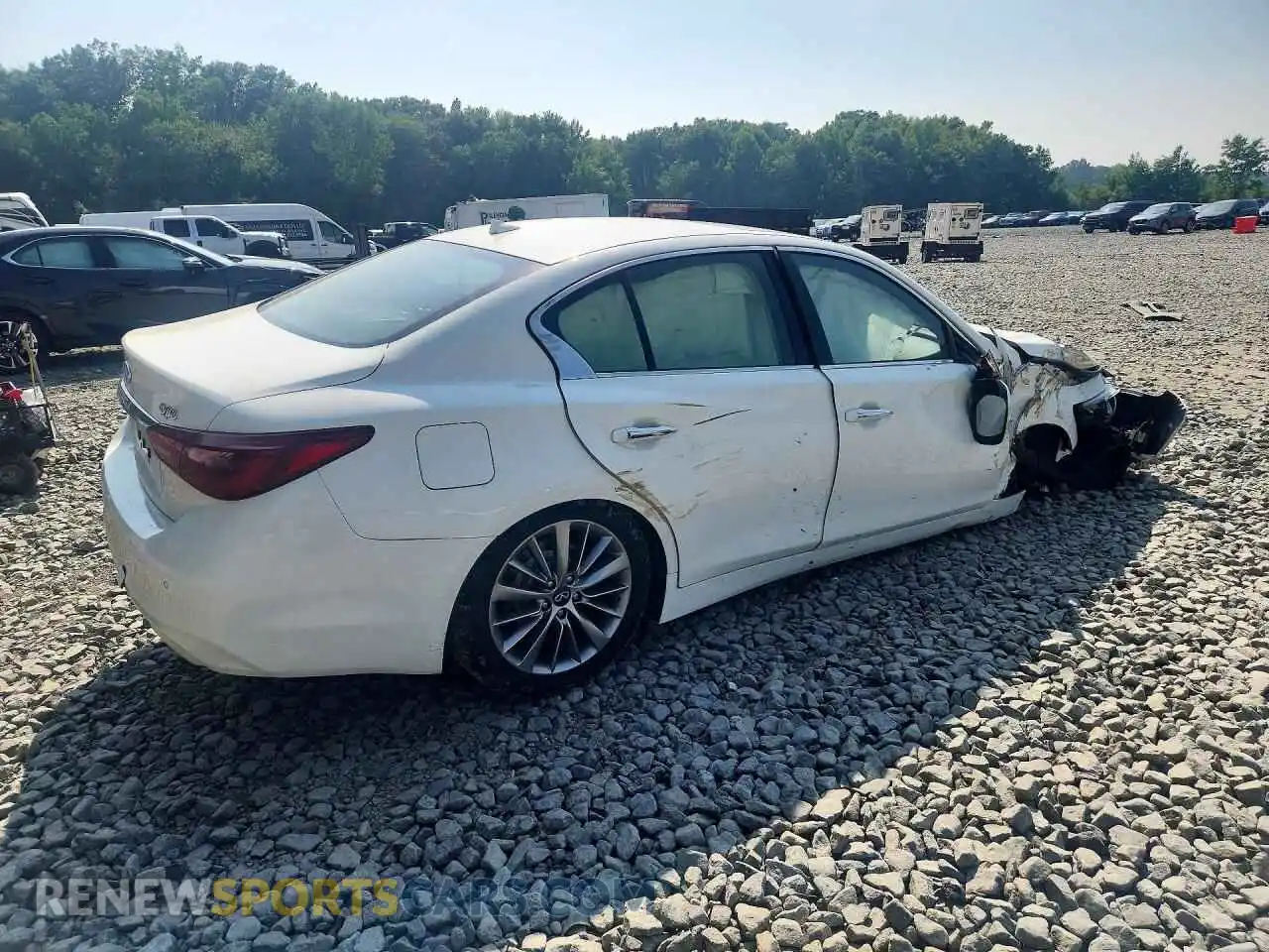3 fotografías del automóvil dañado JN1EV7BR5PM541885 INFINITI Q50 2023