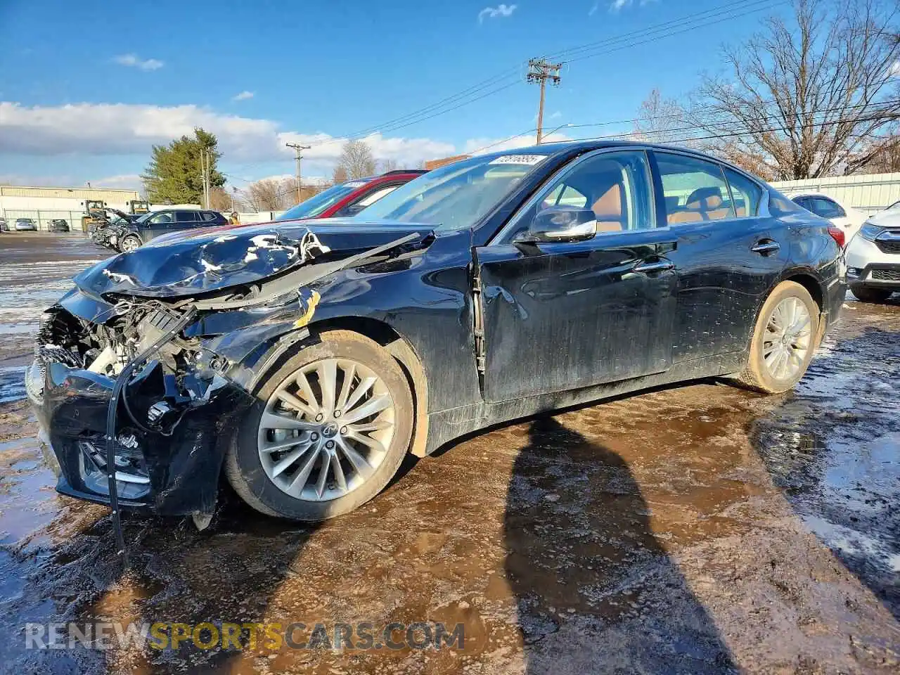 1 fotografías del automóvil dañado JN1EV7BR5PM542163 INFINITI Q50 2023