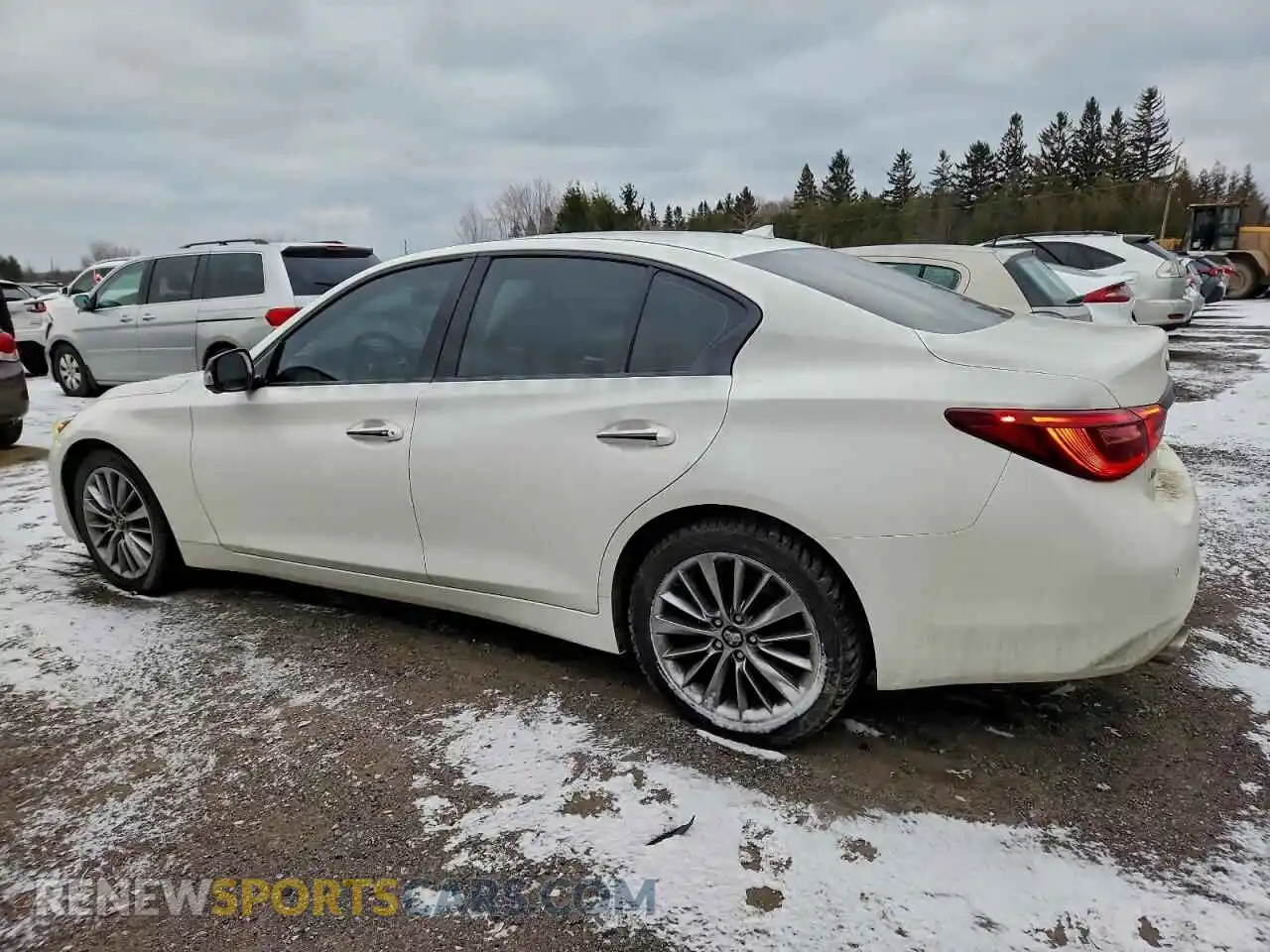 2 fotografías del automóvil dañado JN1EV7BR5PM543572 INFINITI Q50 2023