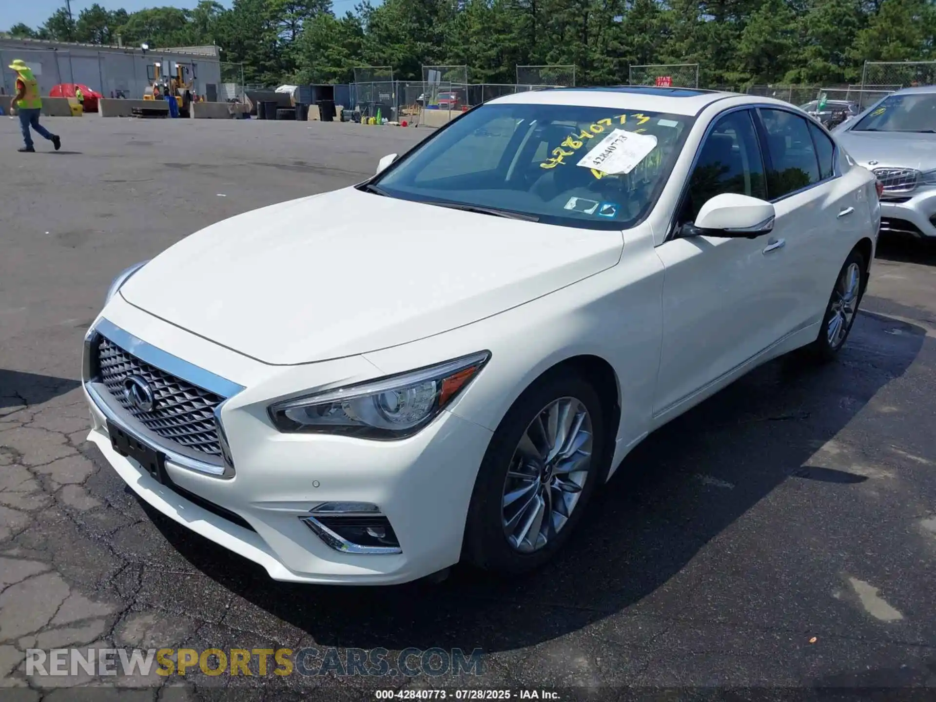 2 fotografías del automóvil dañado JN1EV7BR6PM540969 INFINITI Q50 2023