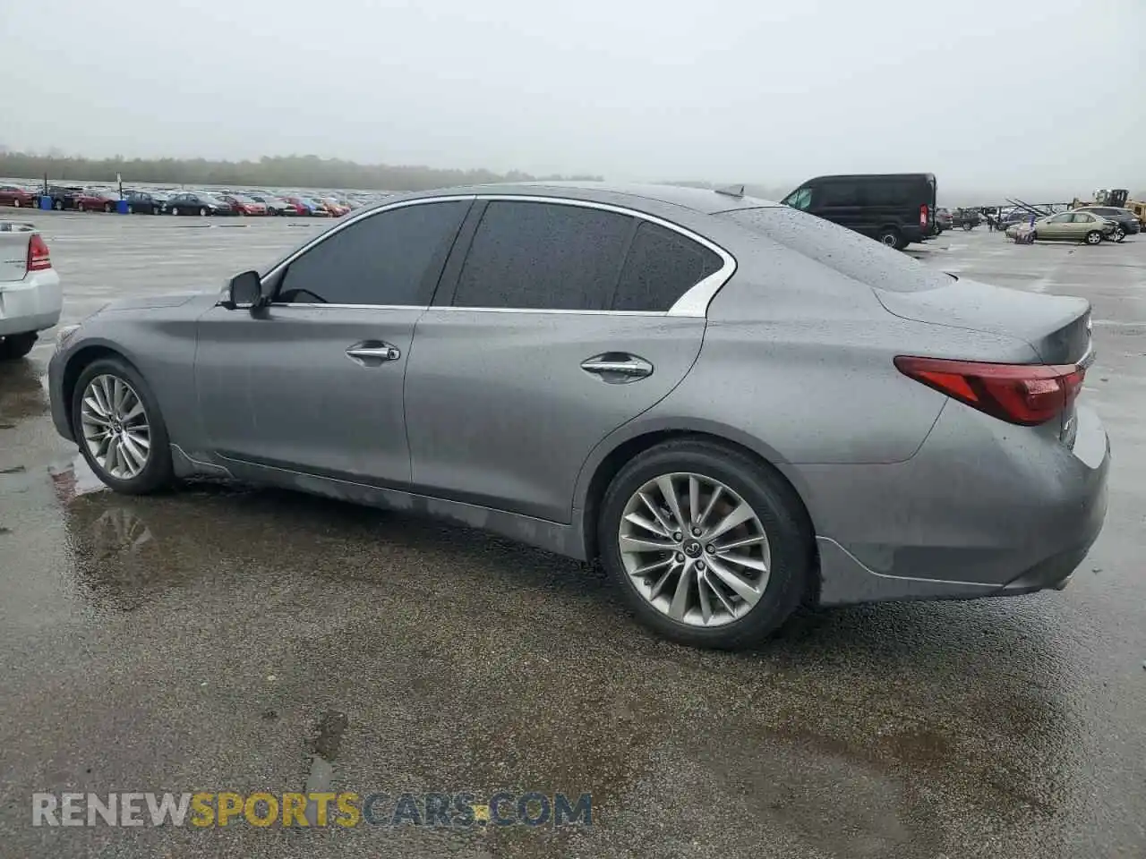 2 fotografías del automóvil dañado JN1EV7BR6PM541314 INFINITI Q50 2023
