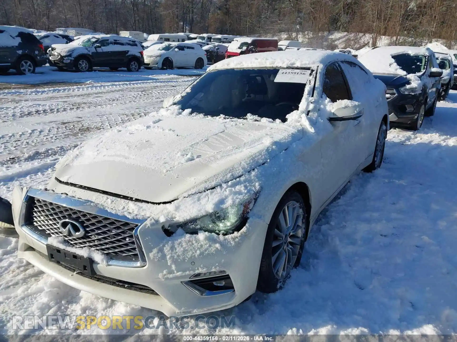 2 fotografías del automóvil dañado JN1EV7BR6PM542396 INFINITI Q50 2023