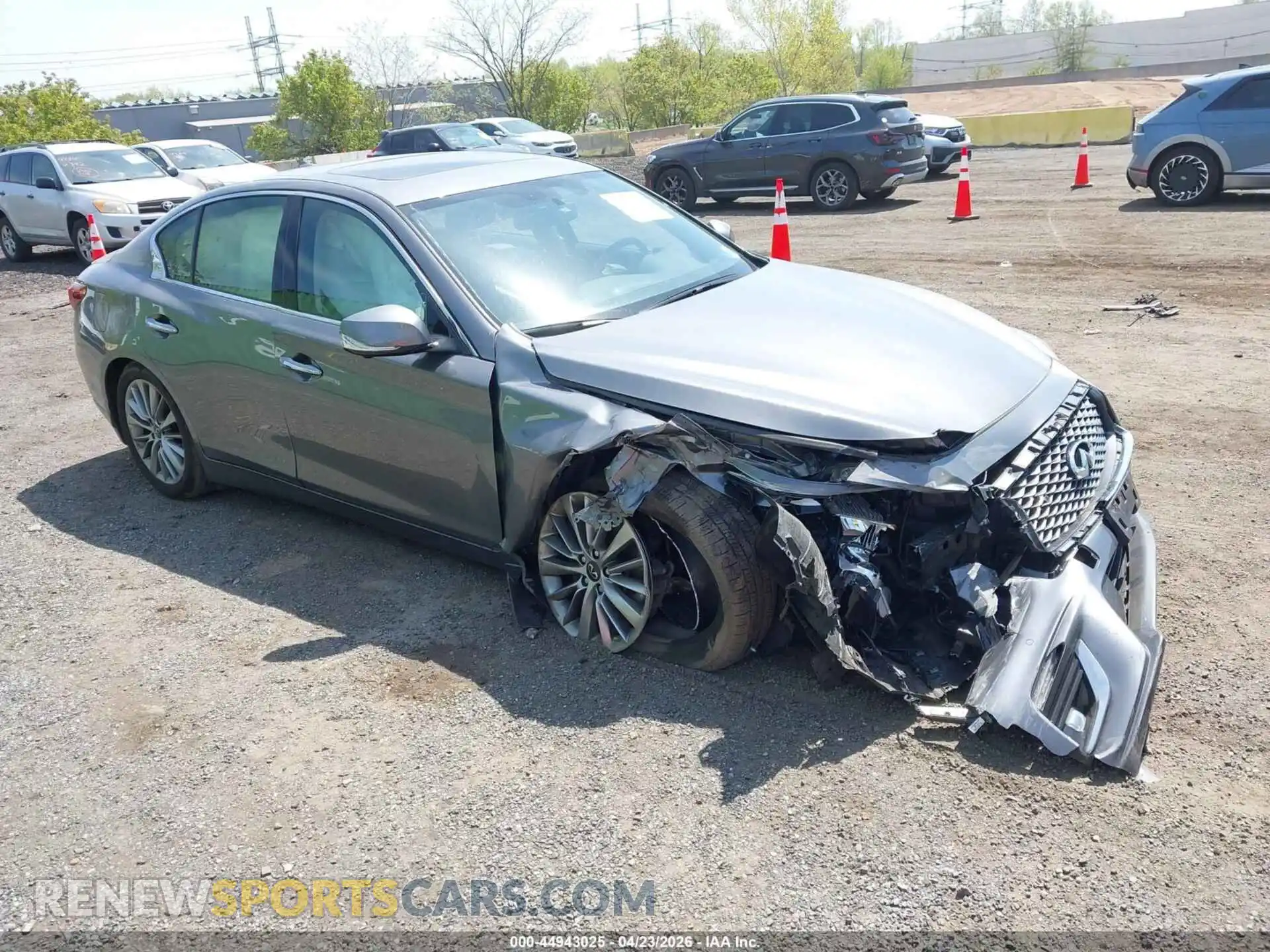 1 fotografías del automóvil dañado JN1EV7BR7PM543573 INFINITI Q50 2023