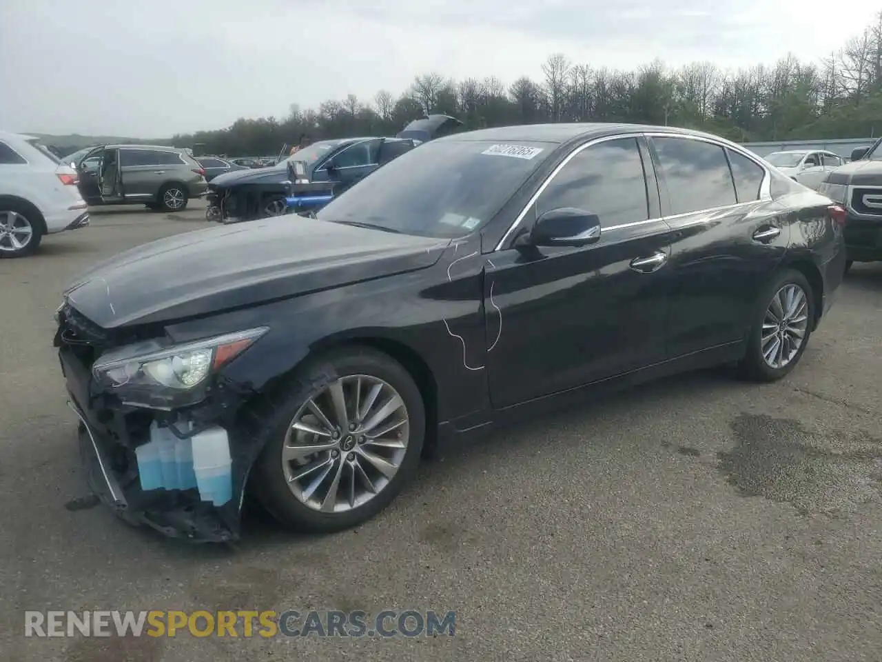 1 fotografías del automóvil dañado JN1EV7BR9PM540514 INFINITI Q50 2023