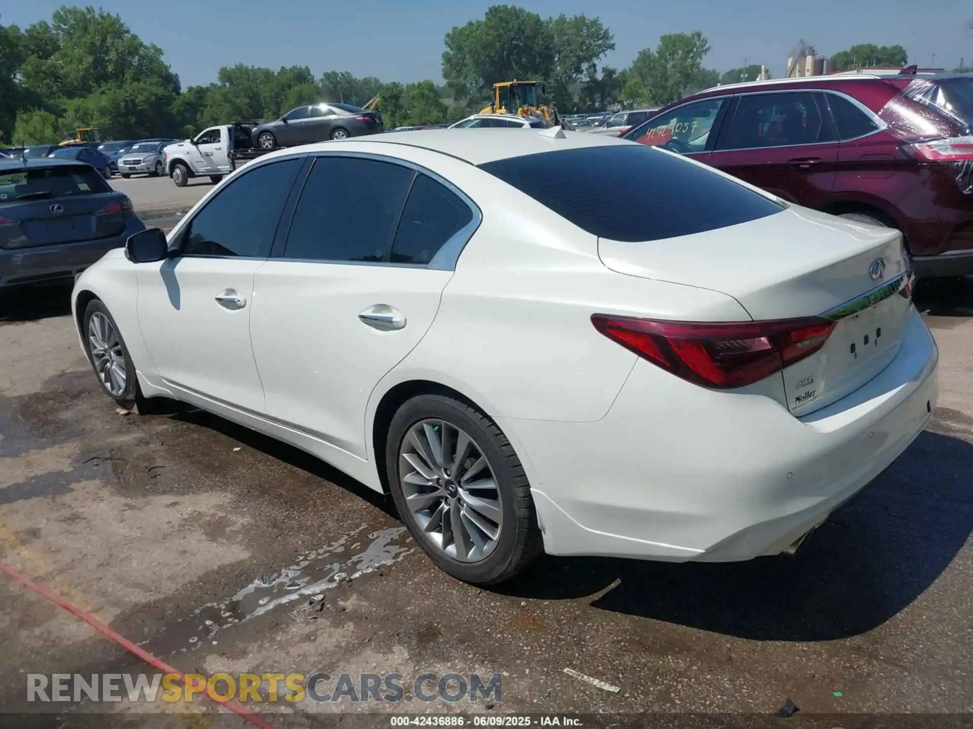 3 fotografías del automóvil dañado JN1EV7BR9PM541789 INFINITI Q50 2023