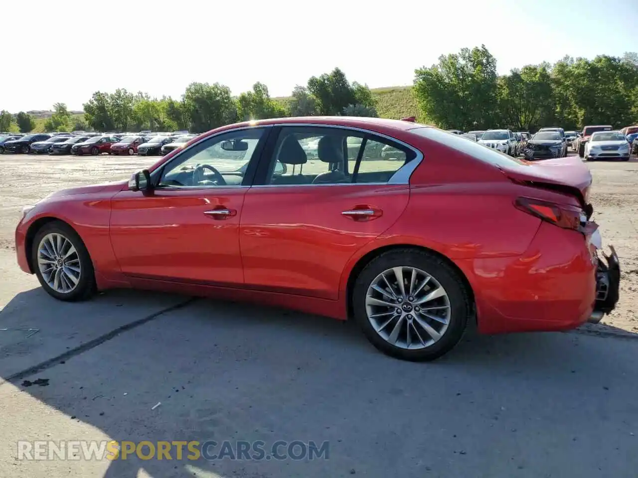 2 fotografías del automóvil dañado JN1EV7BRXPM540800 INFINITI Q50 2023