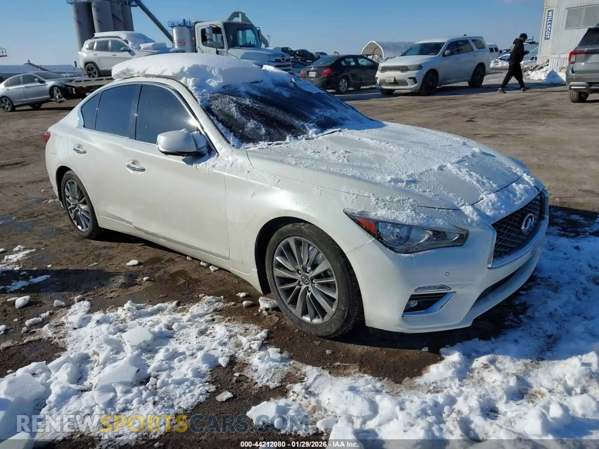 1 fotografías del automóvil dañado JN1EV7BRXPM541302 INFINITI Q50 2023