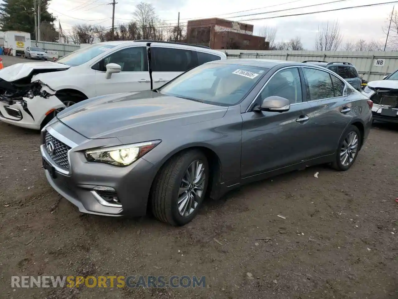 1 fotografías del automóvil dañado JN1EV7BRXPM543454 INFINITI Q50 2023