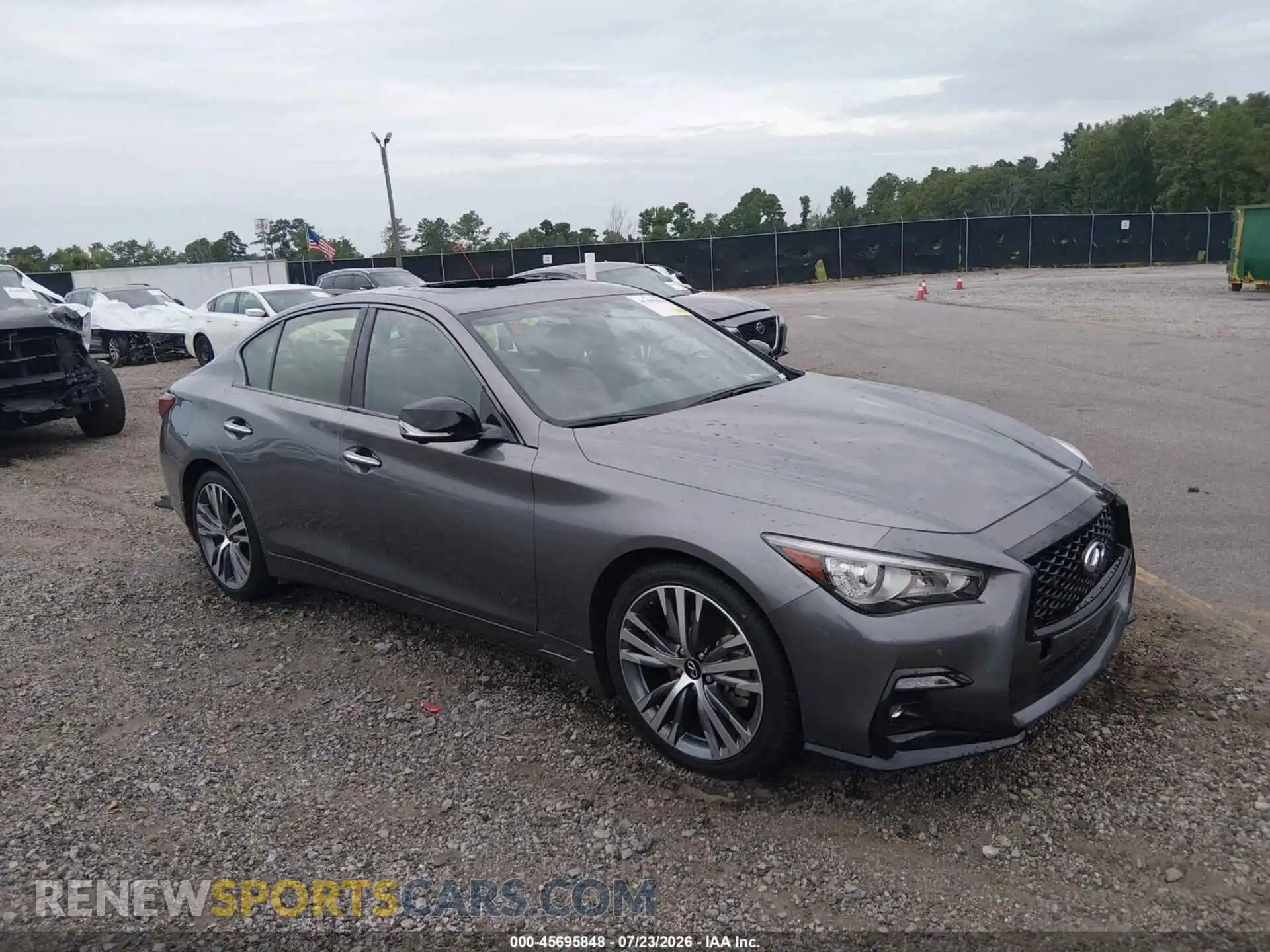 1 fotografías del automóvil dañado JN1EV7CP2PM510929 INFINITI Q50 2023
