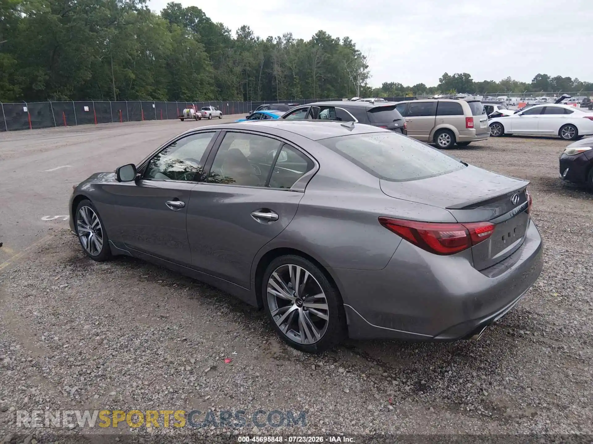 3 fotografías del automóvil dañado JN1EV7CP2PM510929 INFINITI Q50 2023