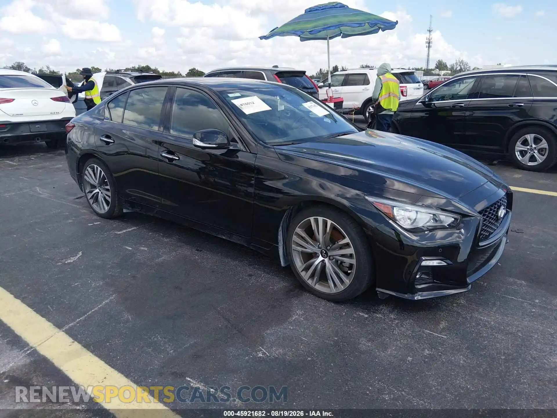 1 fotografías del automóvil dañado JN1EV7CP8PM510711 INFINITI Q50 2023