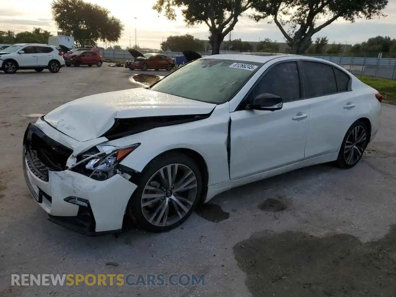 1 fotografías del automóvil dañado JN1EV7CP9PM511222 INFINITI Q50 2023
