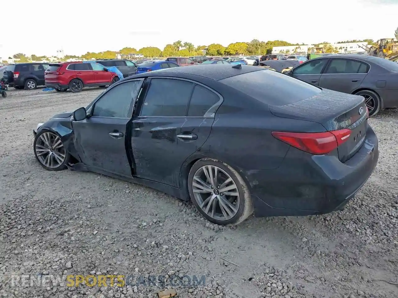 2 fotografías del automóvil dañado JN1EV7CP9PM512032 INFINITI Q50 2023