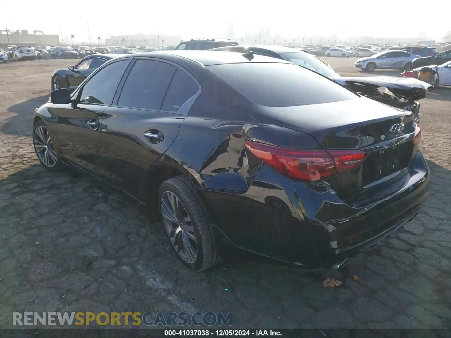 3 fotografías del automóvil dañado JN1EV7CPXPM511312 INFINITI Q50 2023