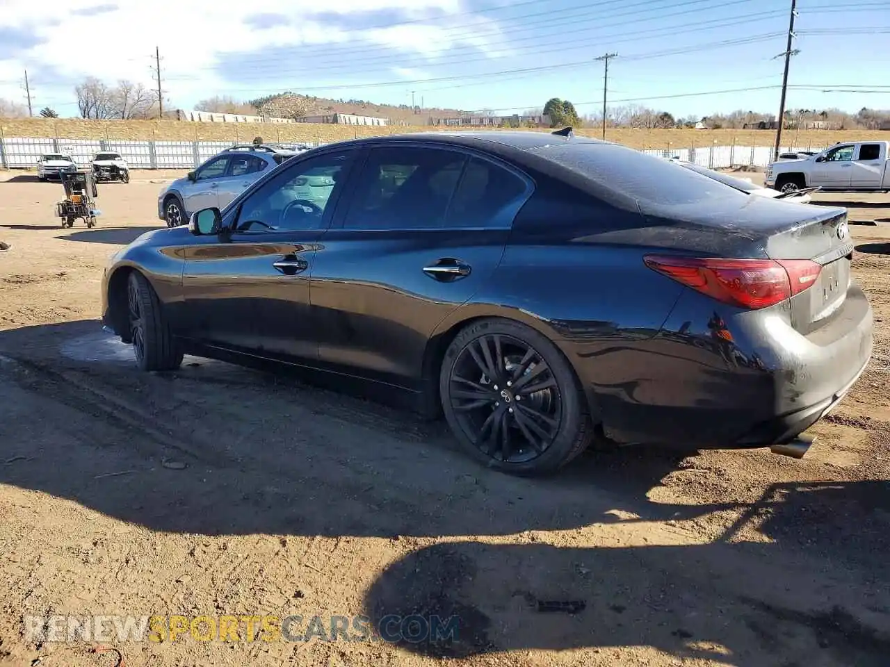 2 fotografías del automóvil dañado JN1EV7CPXPM512394 INFINITI Q50 2023
