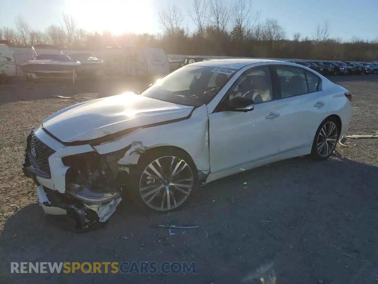 1 fotografías del automóvil dañado JN1EV7CR5PM542078 INFINITI Q50 2023