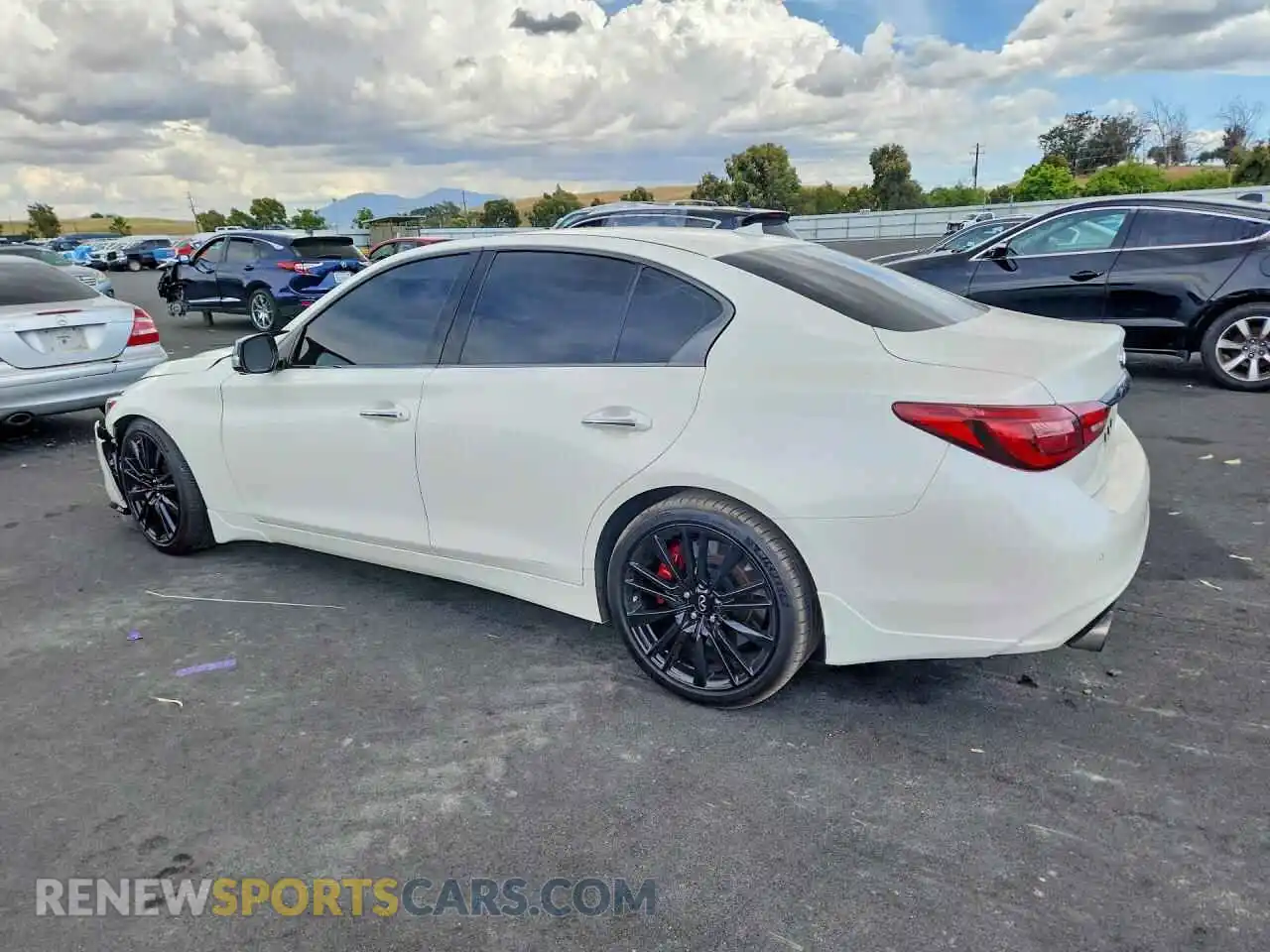 2 fotografías del automóvil dañado JN1FV7DP0PM570095 INFINITI Q50 2023